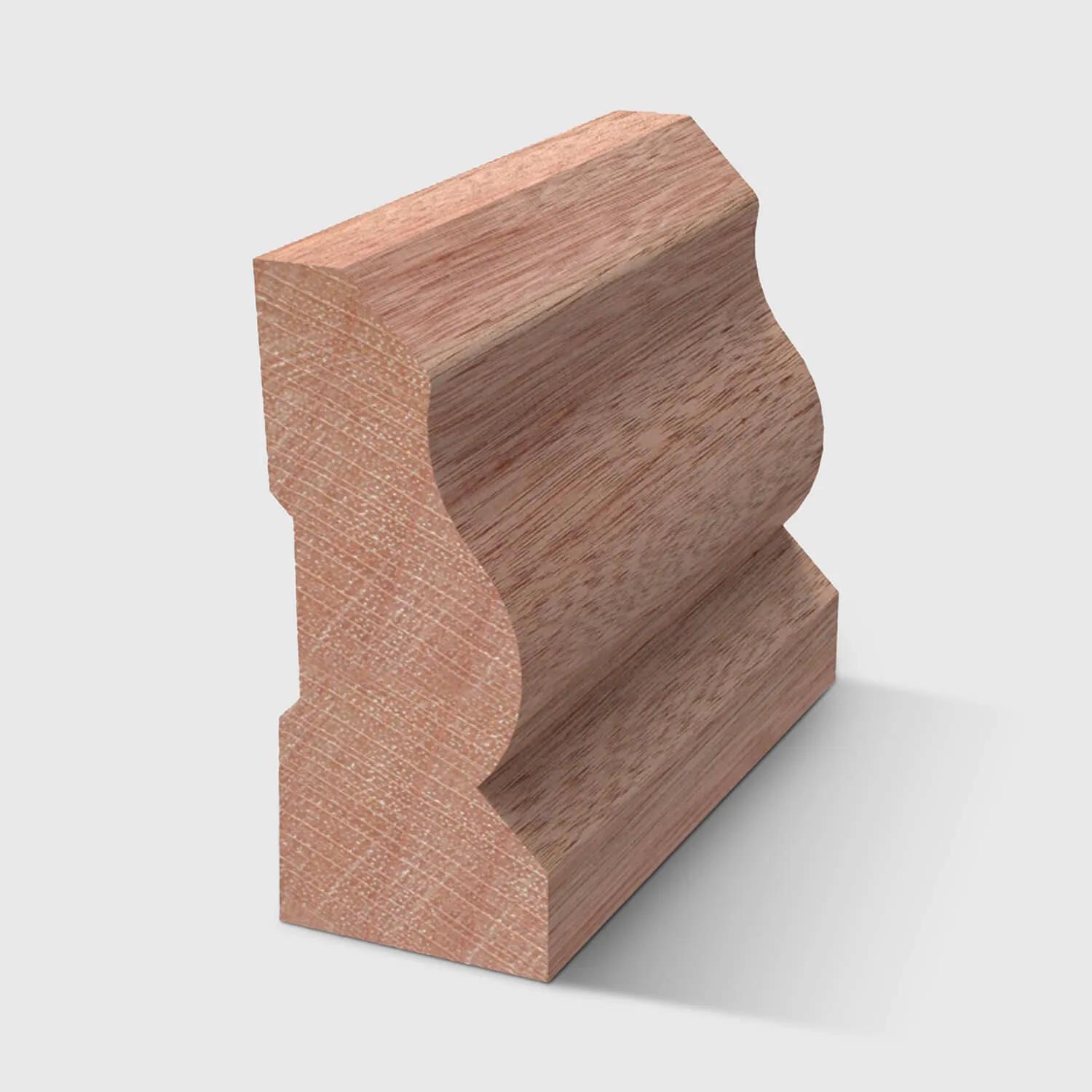 A colonial style timber moulding in Meranti 41 x 18mm