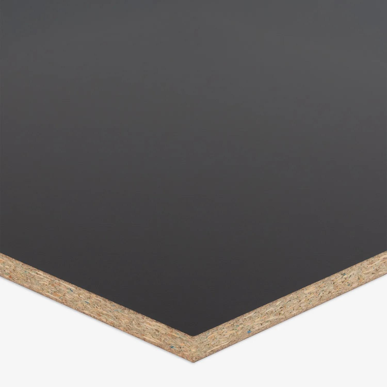 A particleboard panel 16mm Black