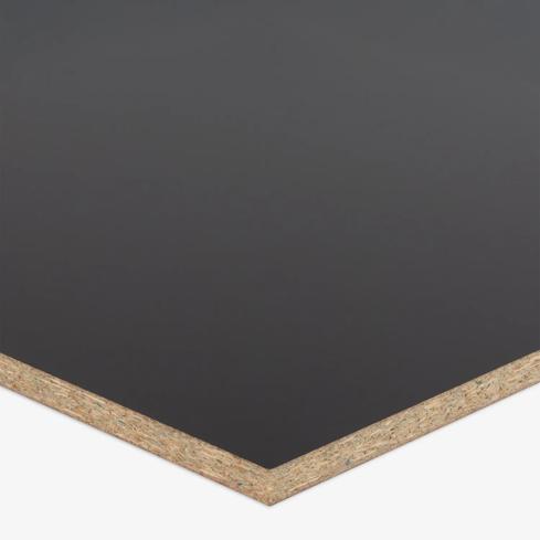 A particleboard panel 16mm Black