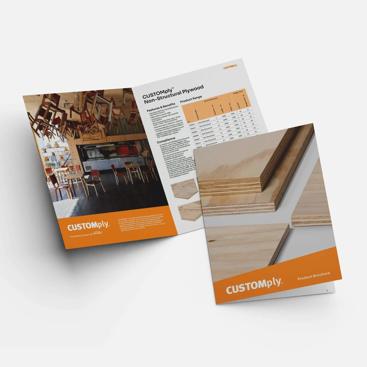 A CUSTOMply Brochure cover