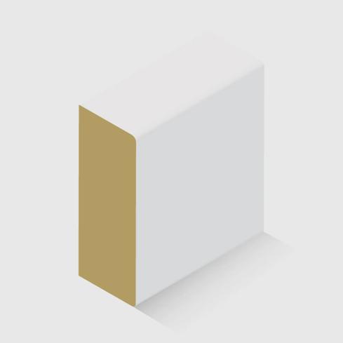 A rectangle moulding in MDF 110 x 30mm