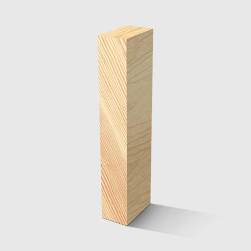 A square timber moulding in General Purpose Pine 140 x 30mm