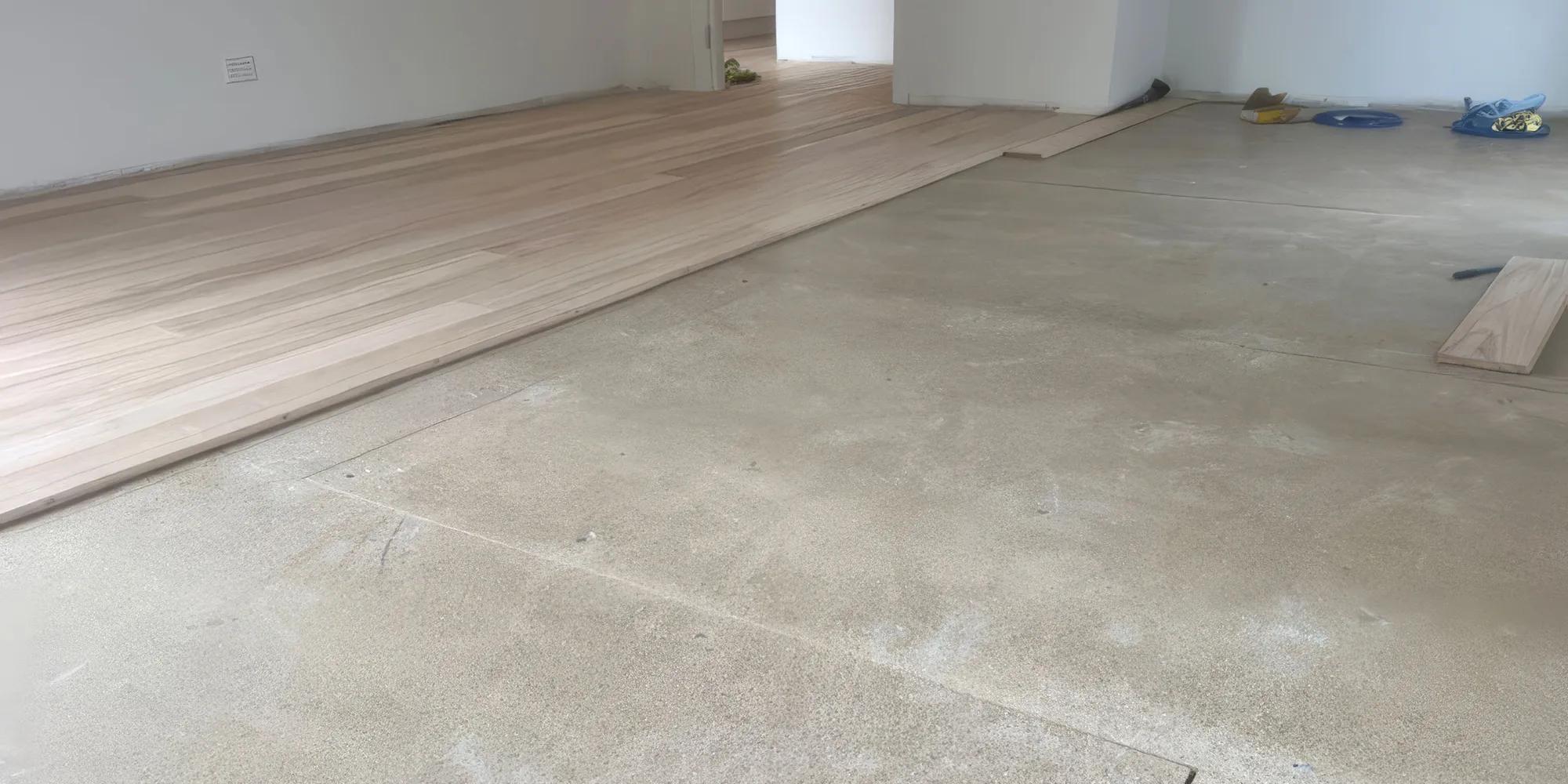 STRUCTAflor installed into living area