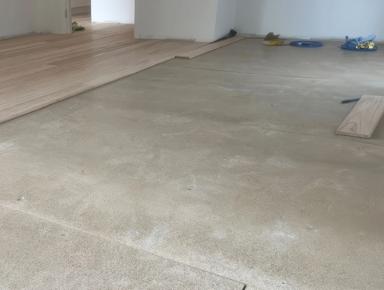 STRUCTAflor installed into living area