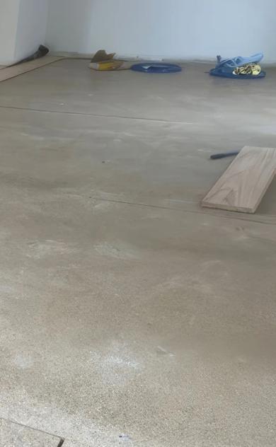 STRUCTAflor installed into living area