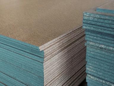 Stacks of STRUCTApanel particle board