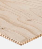 Corner edge of a STRUCTAply square edge panel