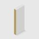 A rectangle moulding in MDF 120 x 18mm