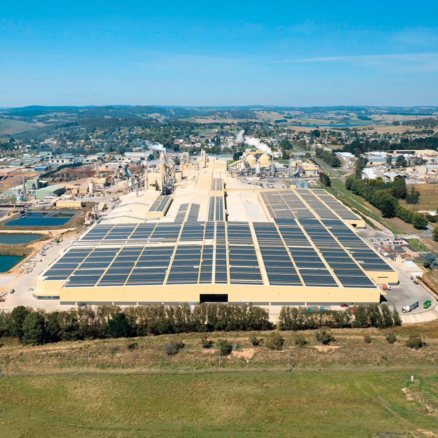 Aerial photograph of the Oberon building