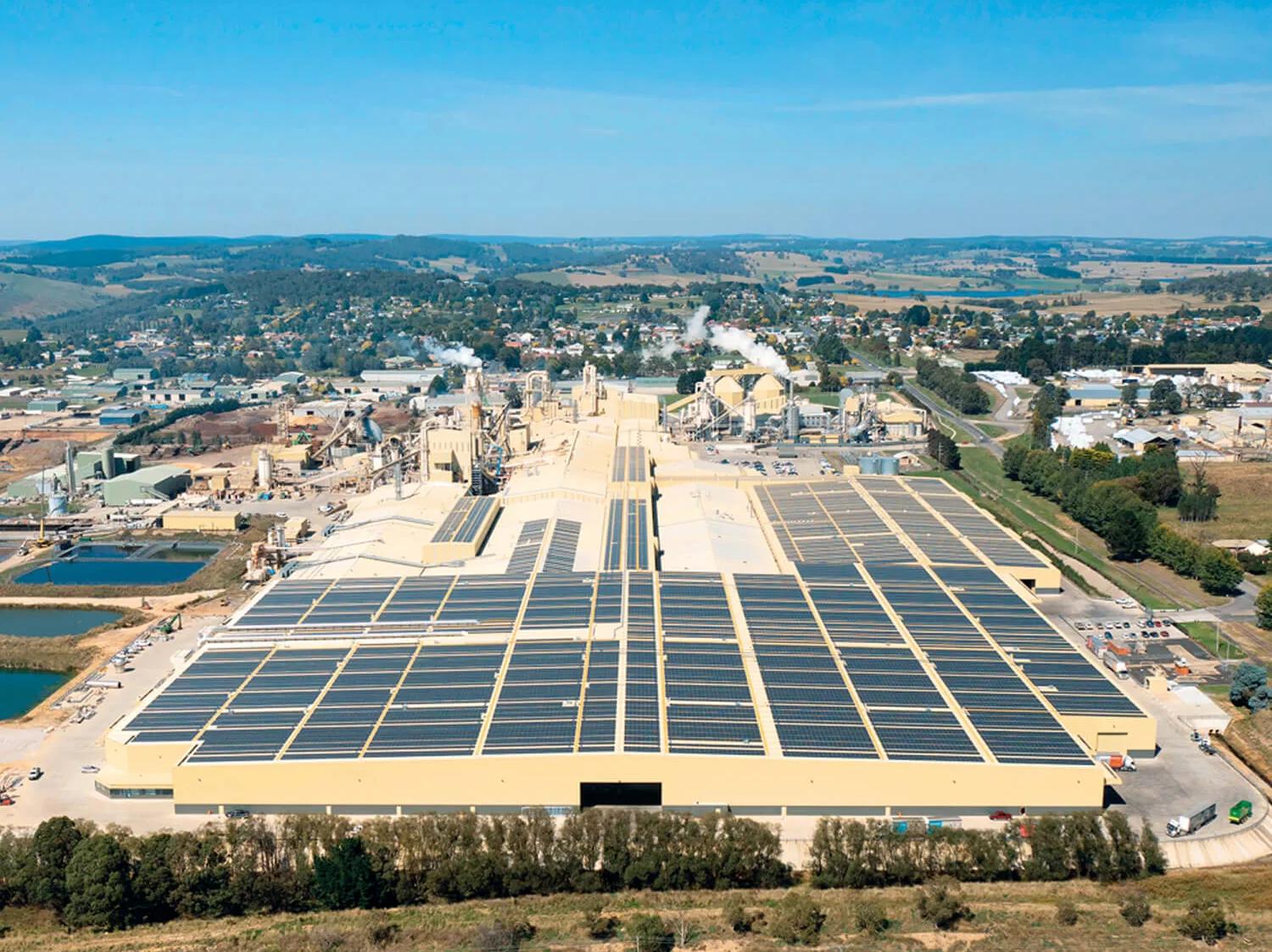 Aerial photograph of the Oberon building