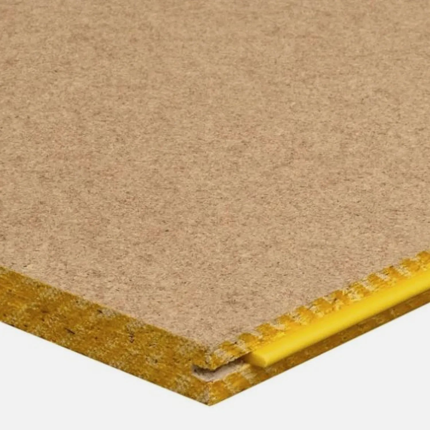Yellow tongue flooring product graphic