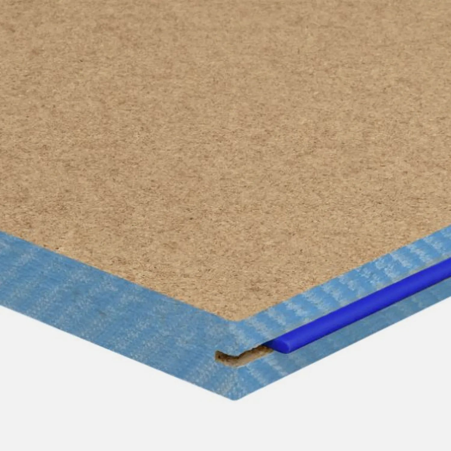 Blue tongue termite-treated flooring product graphic