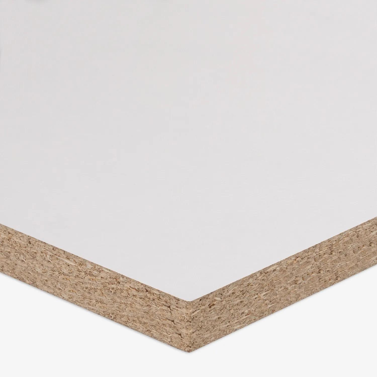 A particleboard panel 32.8mm White