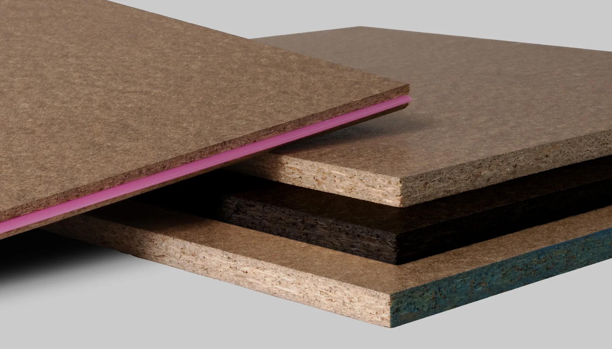 Two stacks of STRUCTApanel panels