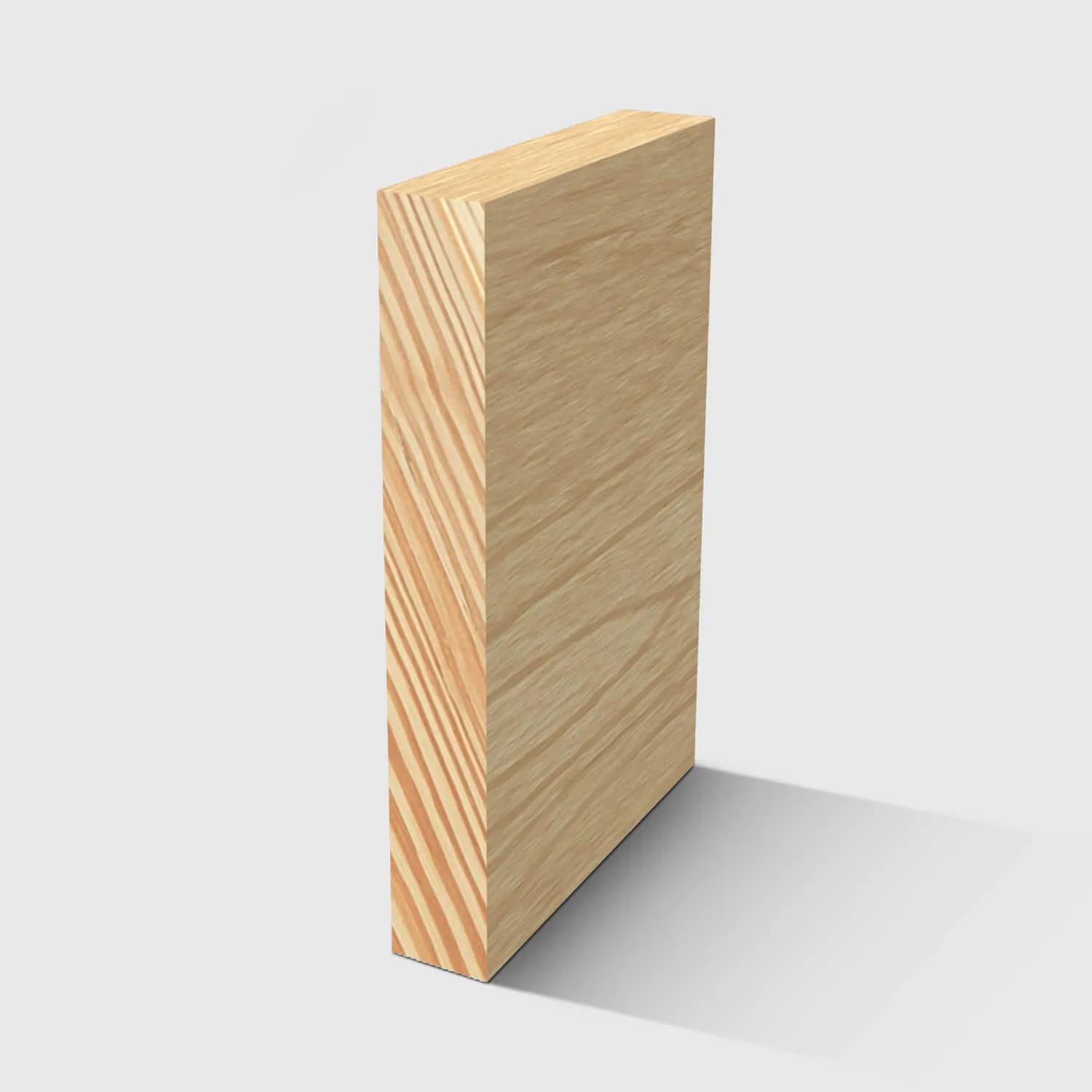 A rectangle timber moulding in General Purpose Pine 185 x 30mm