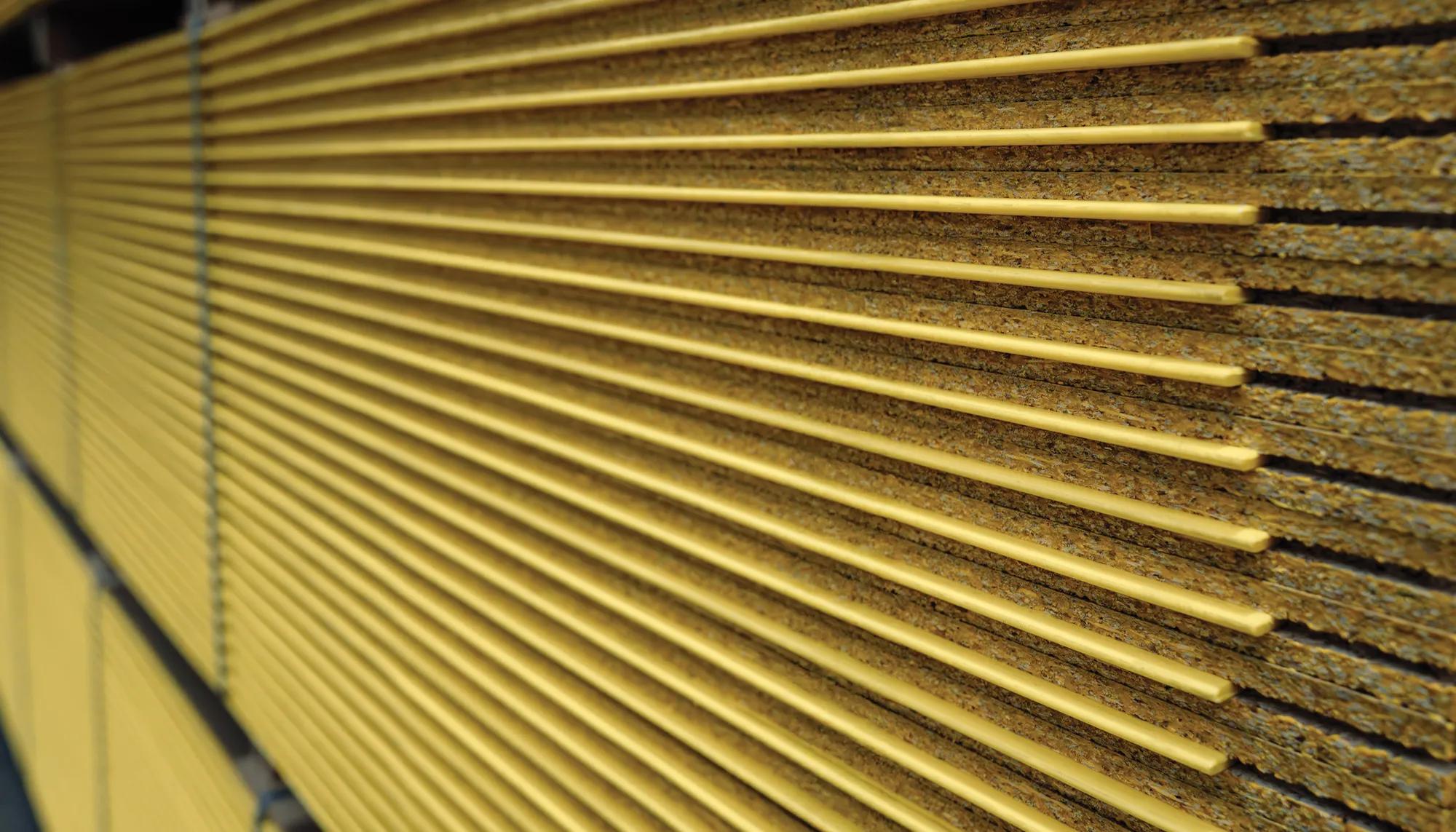 Honeycomb pattern on a wall