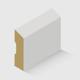 A detailed, beveled timber moulding in MDF 42 x 12mm