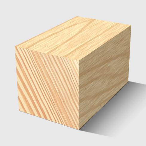 A rectangle timber moulding in General Purpose Pine 70 x 70mm