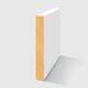 A rectangle timber moulding in Primed FJ Pine 138 x 18mm