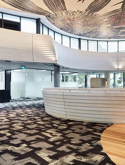 Structaply Square Edge at Monash University Chancellery commercial interior