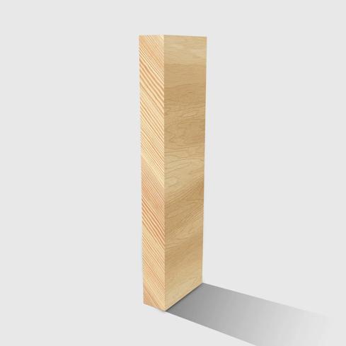 A rectangle timber moulding in Premium Pine 184 x 19mm
