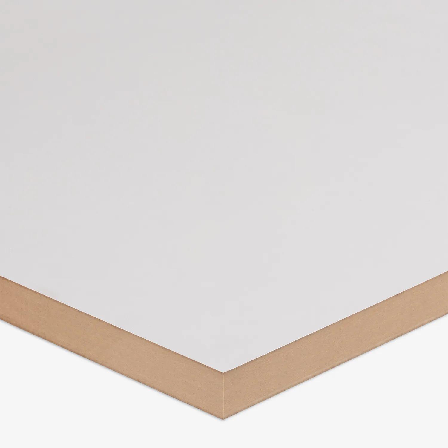 An MDF panel 25mm White