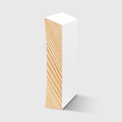 A detailed, beveled timber moulding in Timber Primed FJ Pine 92 x 18mm