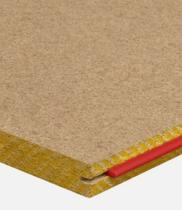 Close-up of a Red tongue STRUCTAflor panel surface