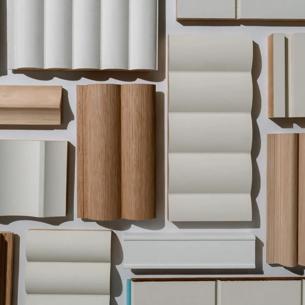 Wooden planks, boxes, and panels