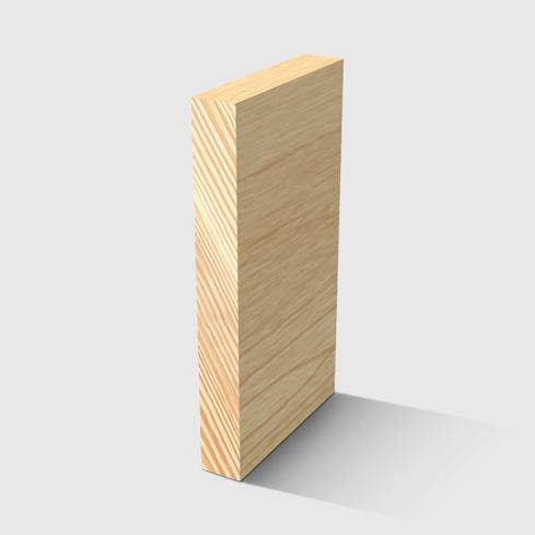 A rectangle timber moulding in Primed FJ Pine