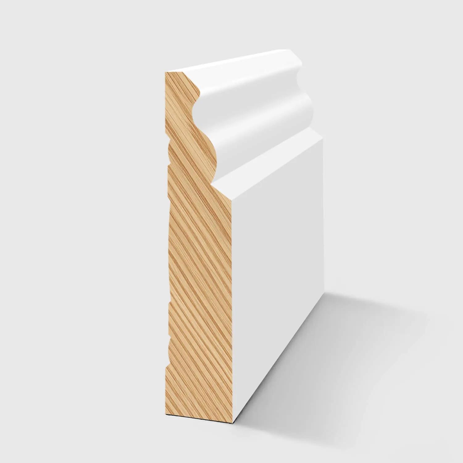 A colonial style timber moulding in Primed FJ Pine 92 x 18mm