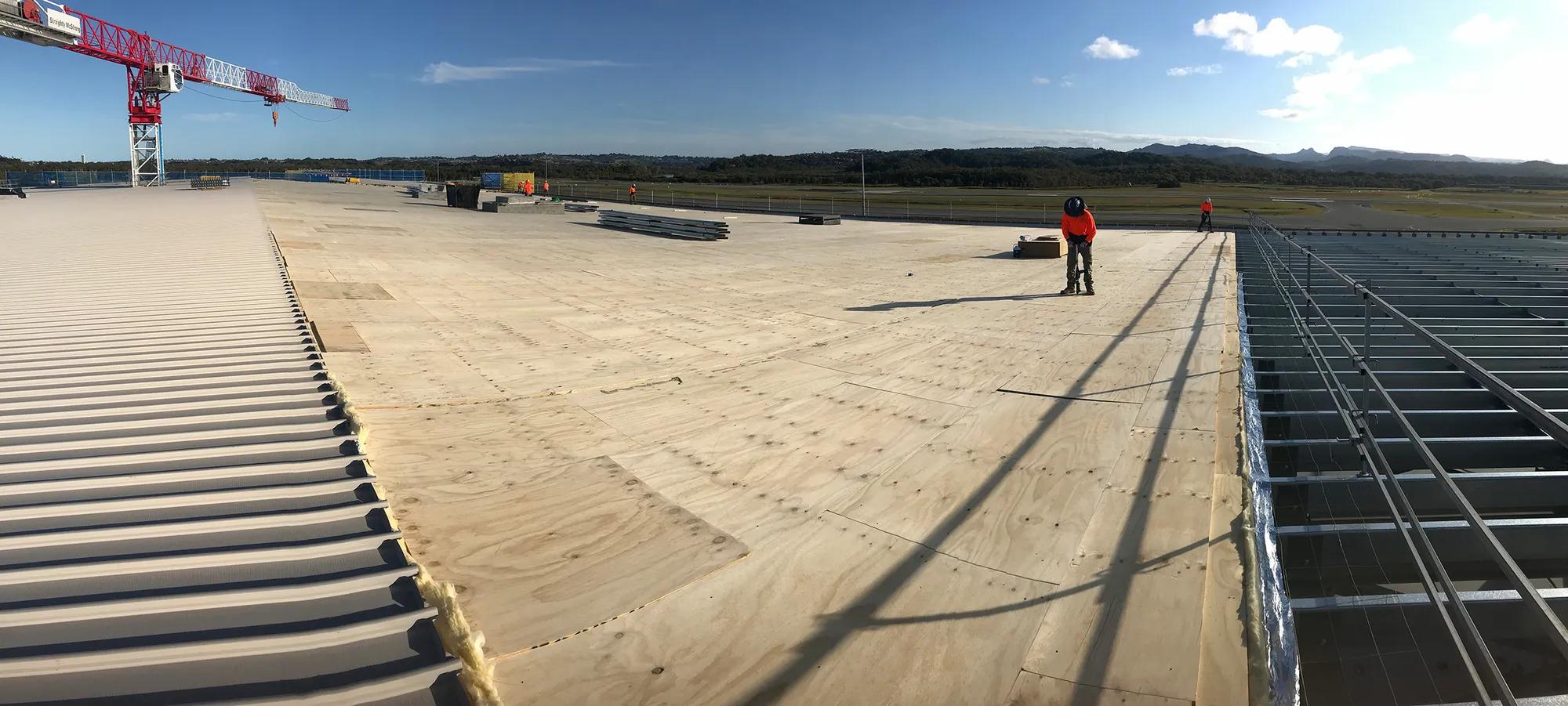 Ecoply plywood at Gold Coast Airport