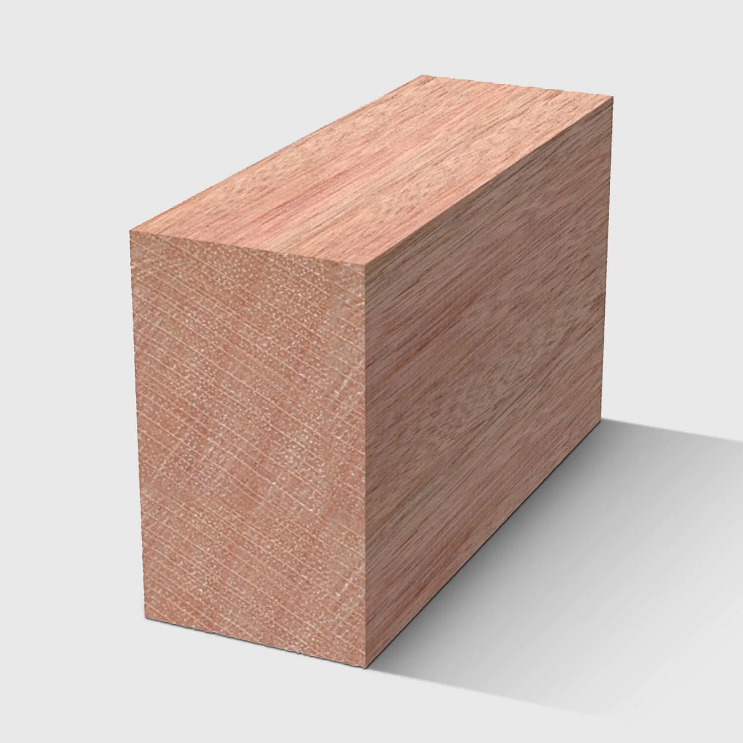 A rectangle timber moulding in Meranti 30 x 18mm