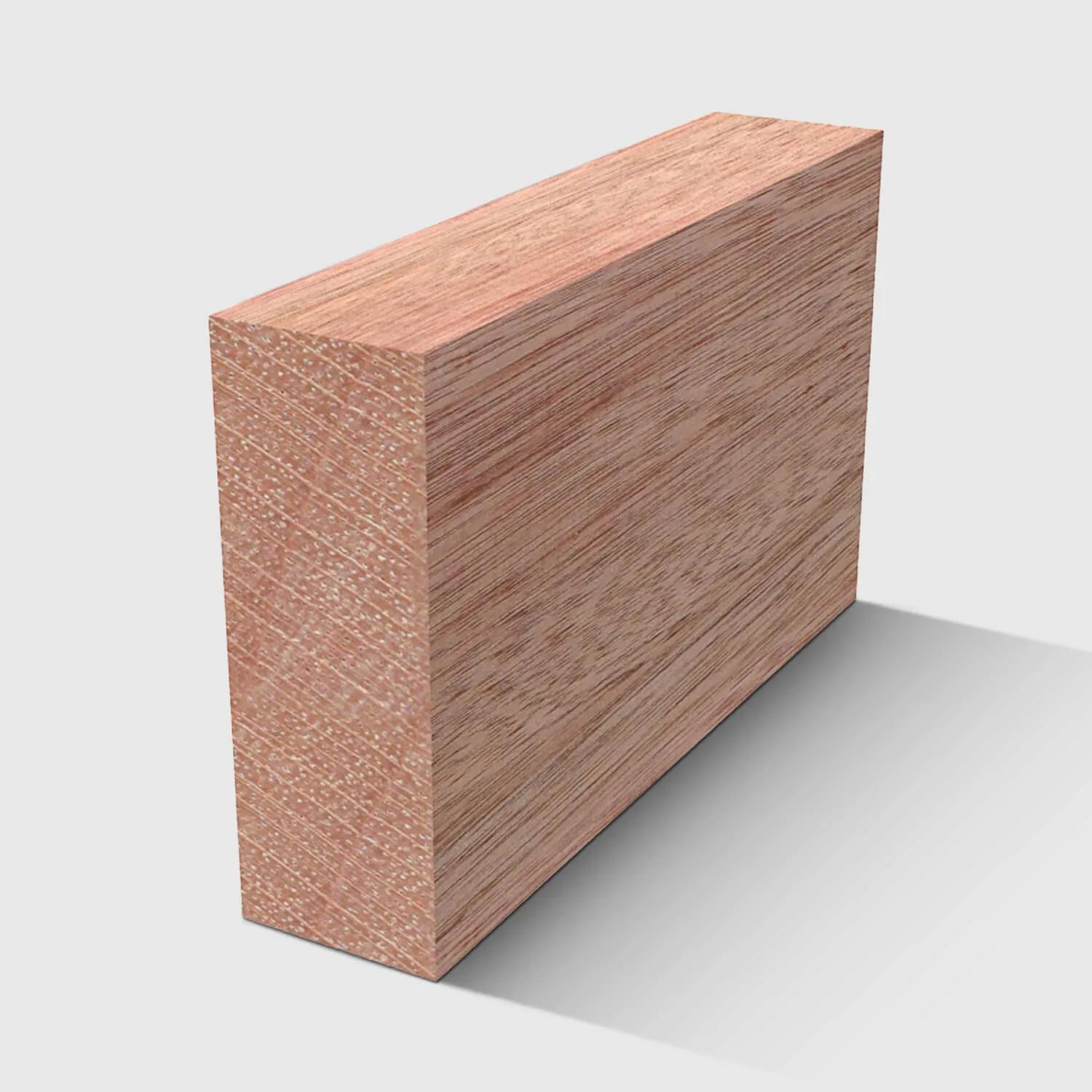 A rectangle timber moulding in Meranti 30 x 12mm