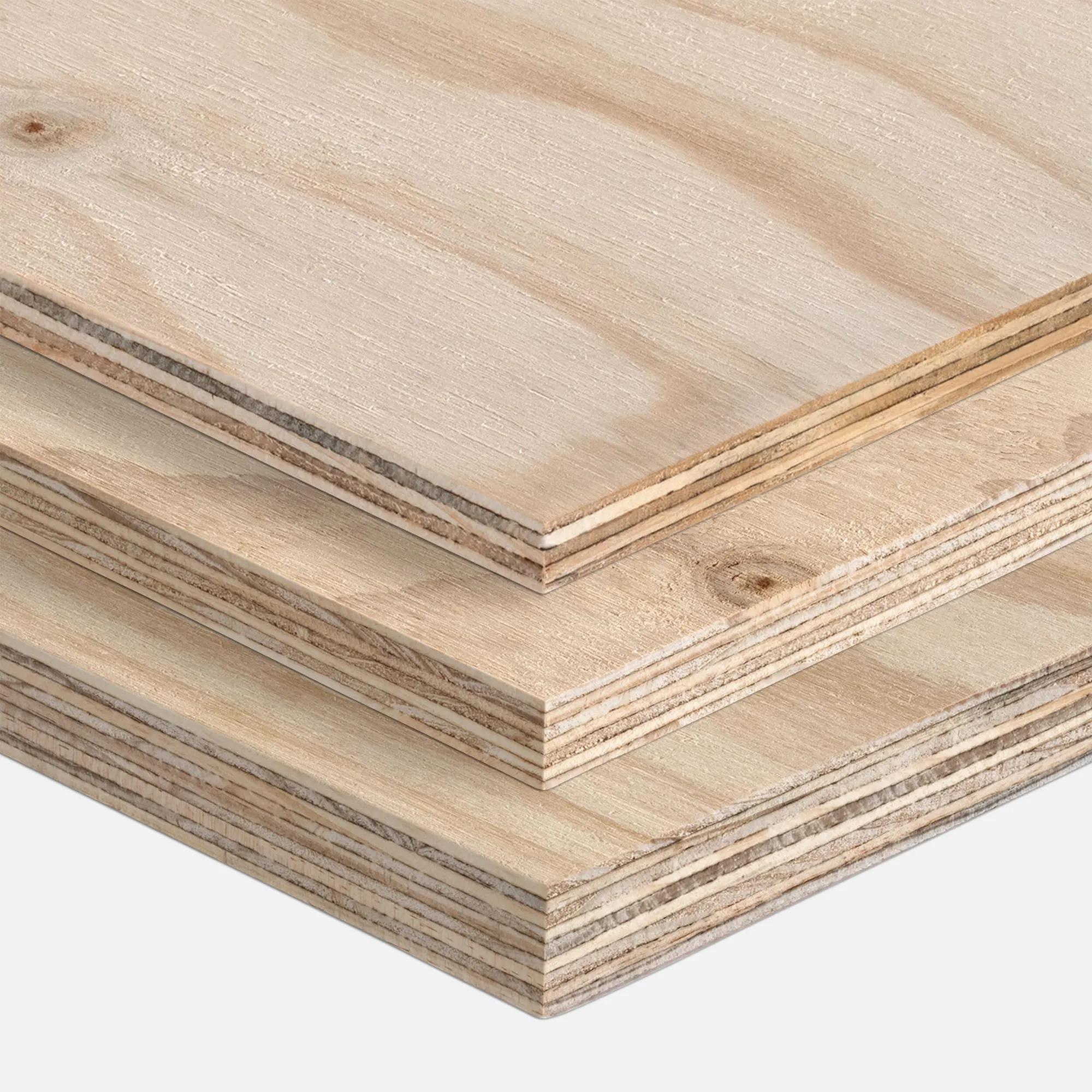 This is an image of wooden sheets stacked up vertically against a white background