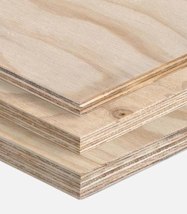 This is an image of wooden sheets stacked up vertically against a white background