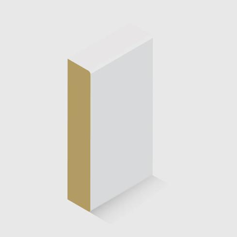 A rectangle moulding in MDF 125 x 18mm