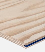 A STRUCTAply panel corner with blue tongue edge