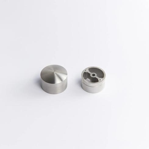 A rounded Stainless Steel cap used for handrail systems 30mm 43mm