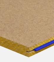 Close-up of a Blue tongue STRUCTAflor panel edge