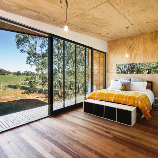 Ecoply plywood at Pump House project