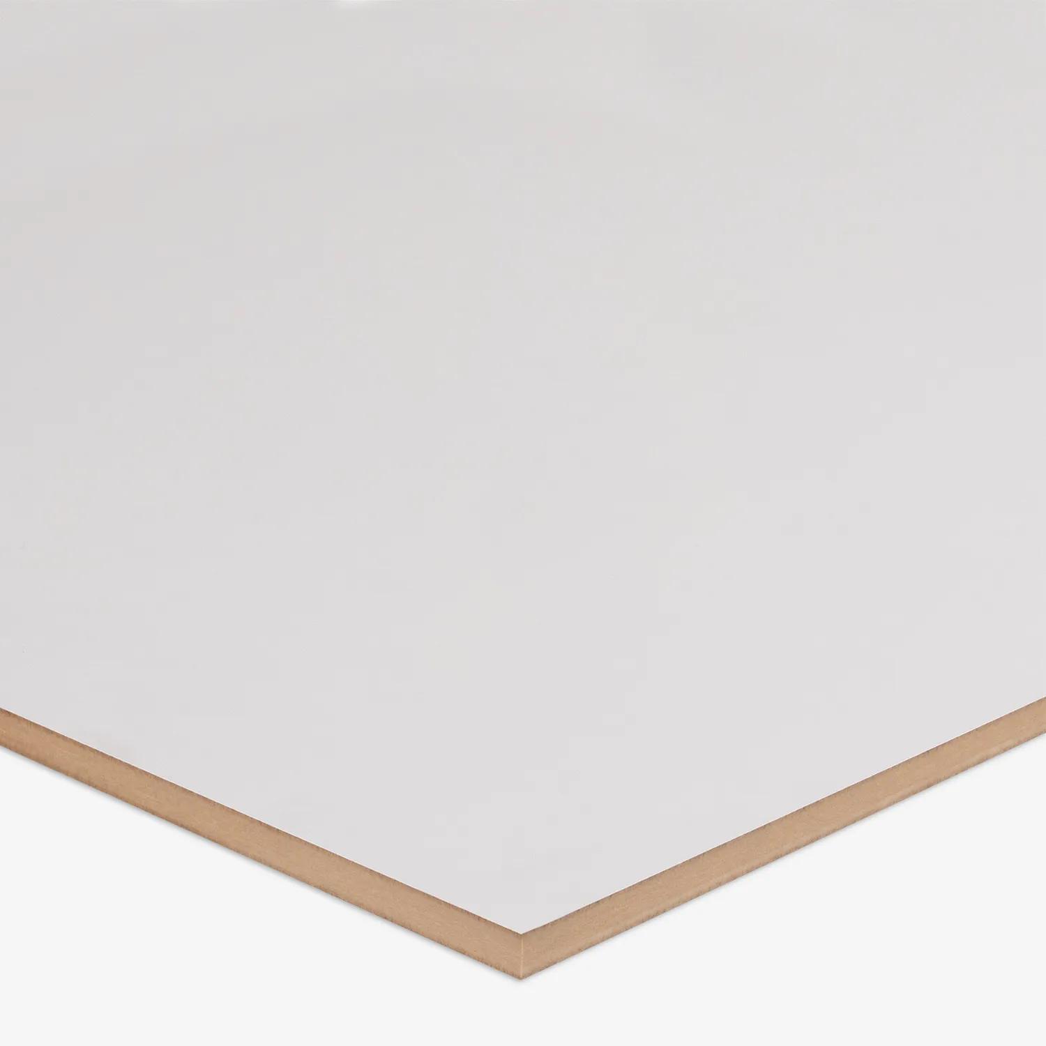 An MDF panel 9mm White