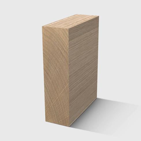 A rectangle timber moulding in Tasmanian Oak 65 x 18mm