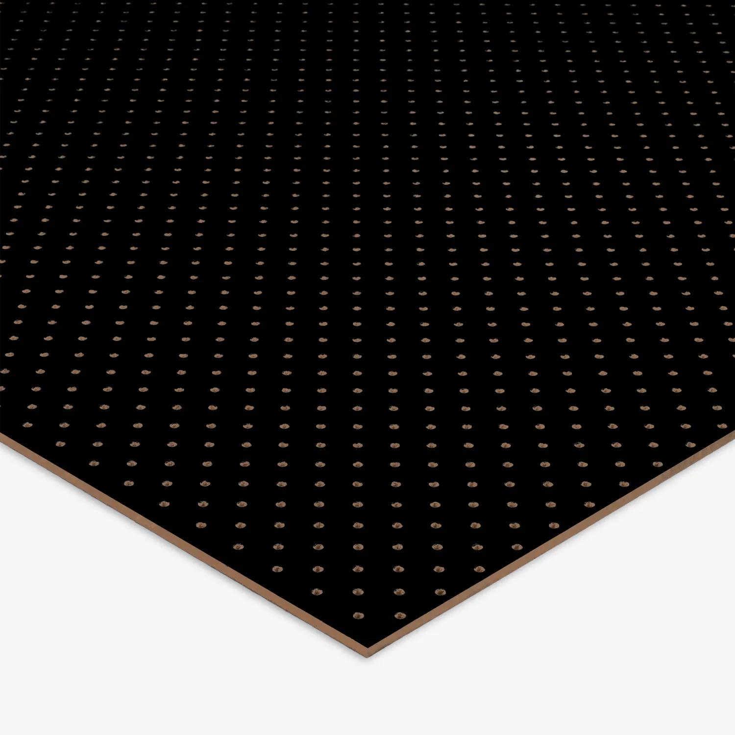 A MDF Pegboard panel in black