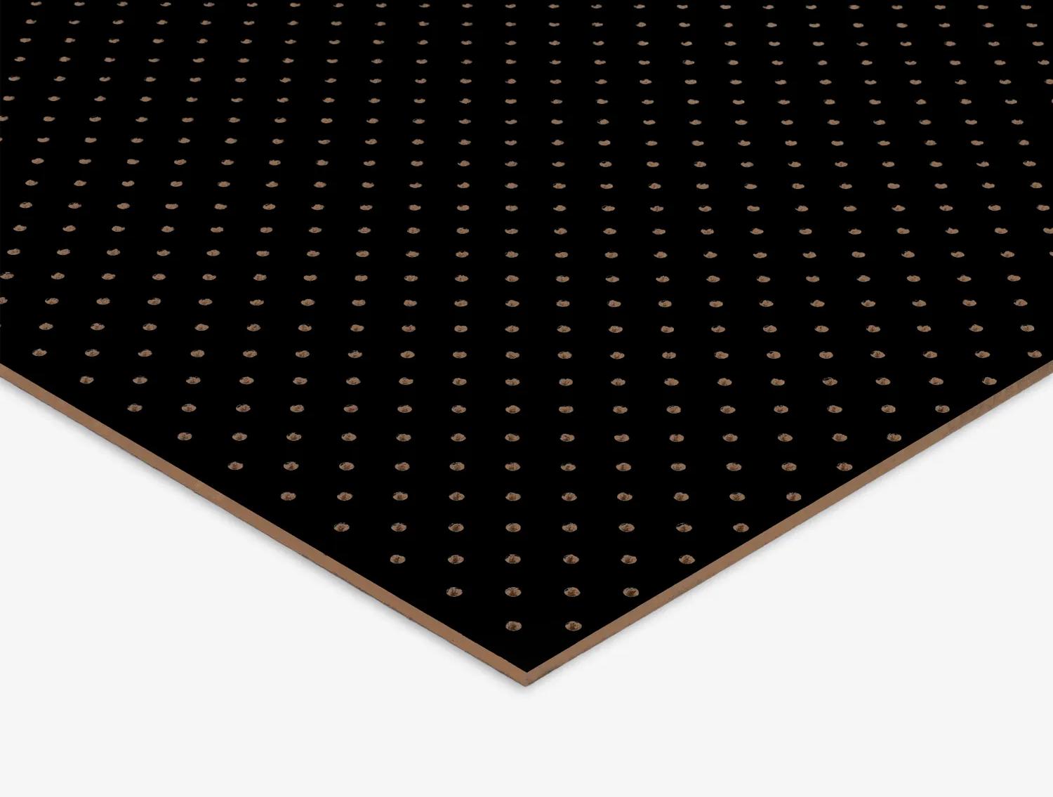 A MDF Pegboard panel in black
