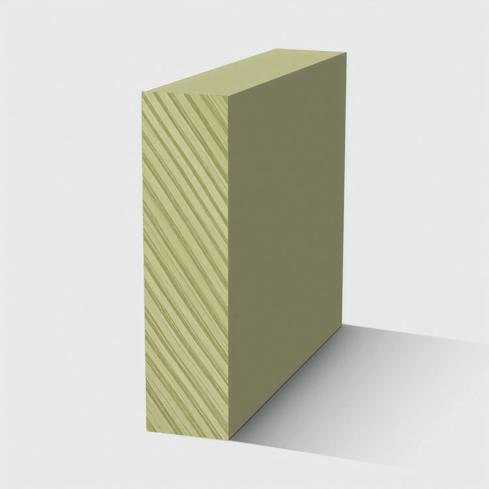 A rectangle timber moulding in H3 Primed Pine 42 x 11mm