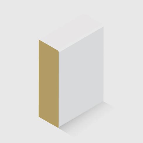 A rectangle moulding in MDF 140 x 30mm