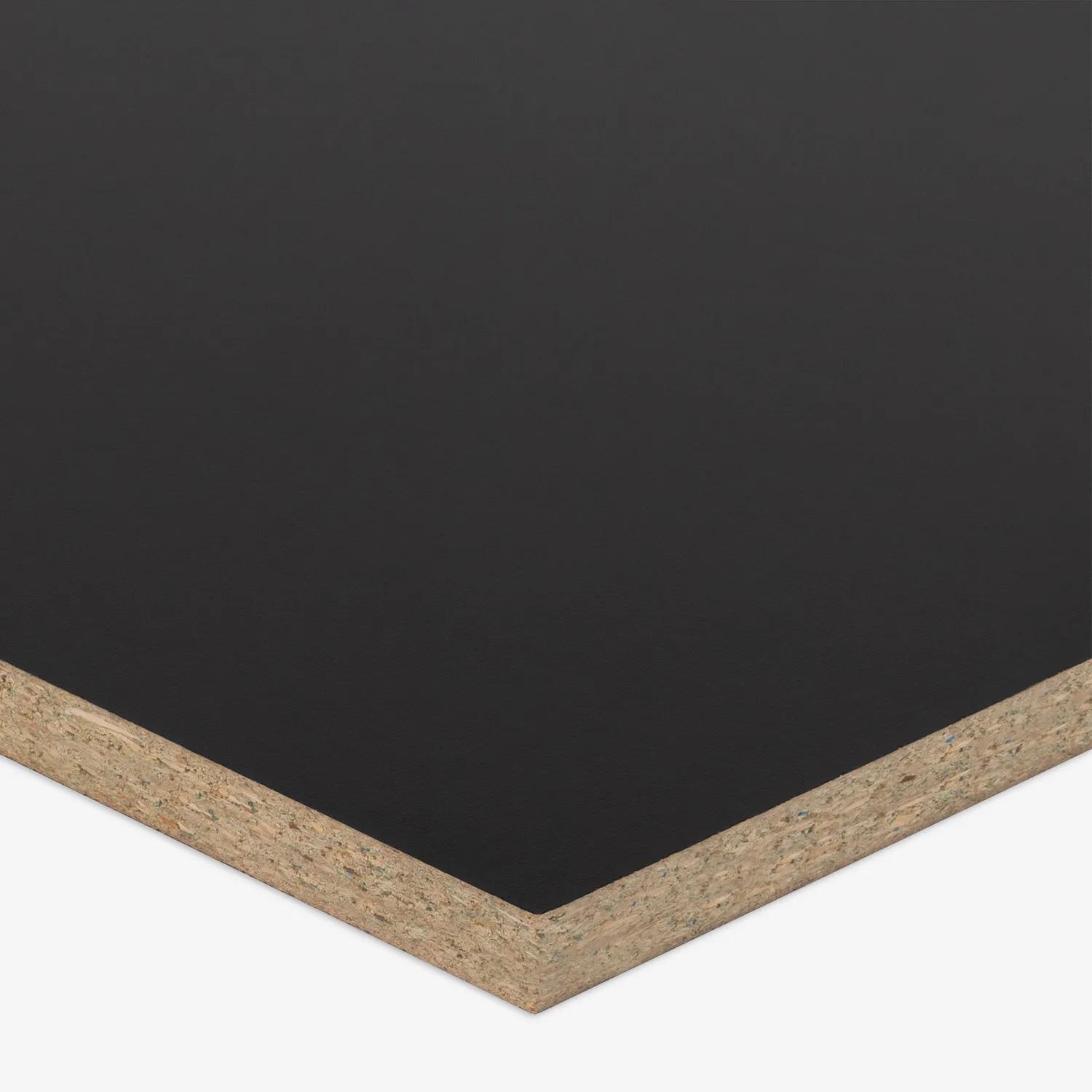 A particleboard panel 16mm Black