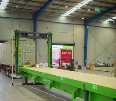 conveyor in warehouse