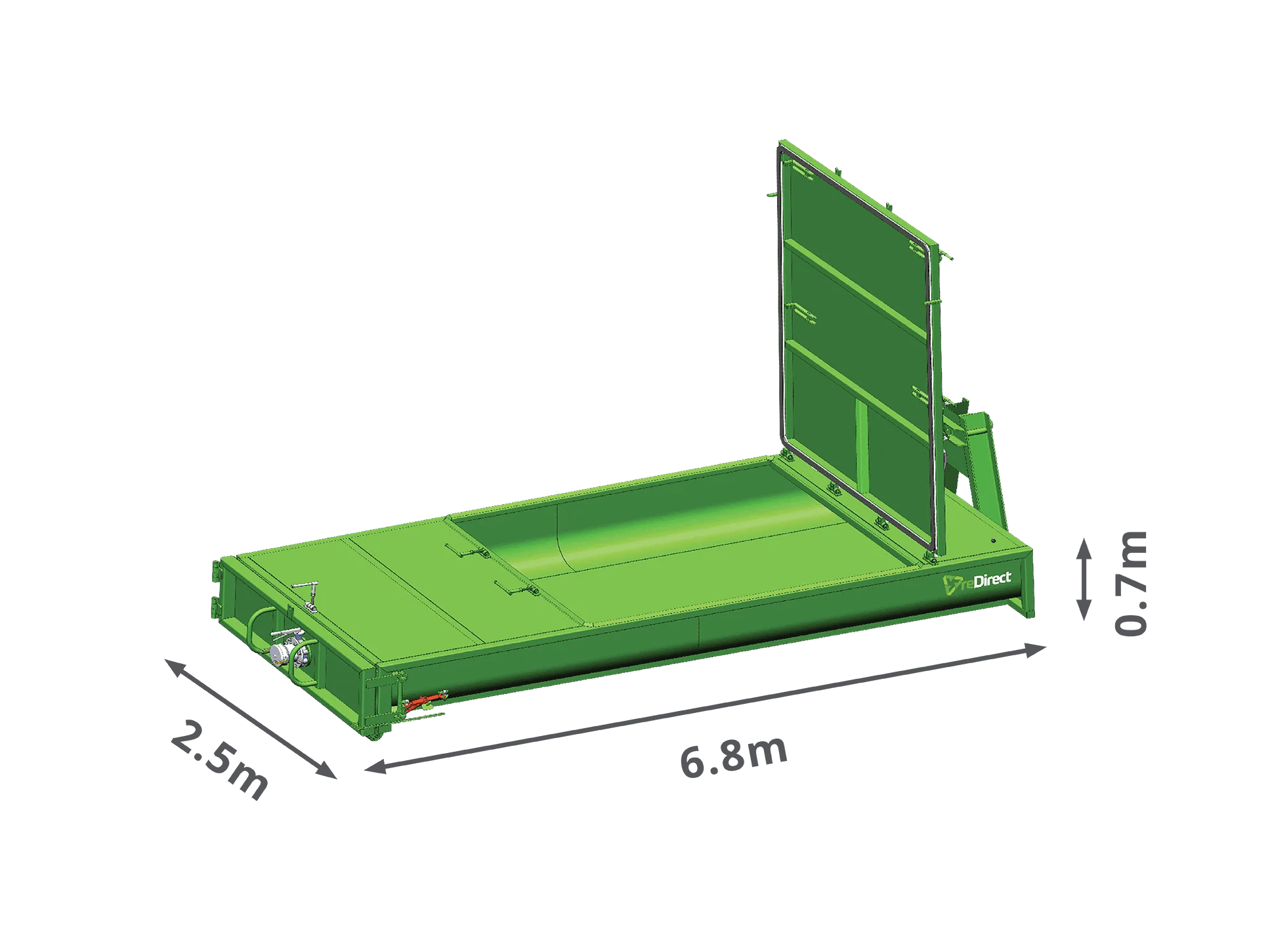8m³ Hook Lift